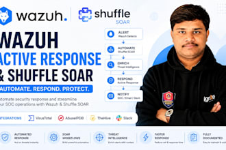 configure wazuh active response and shuffle soar automation