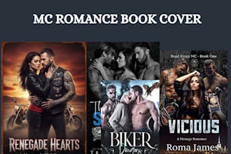 design mc romance book cover motorcycle club dark romance ebook KDP kindle