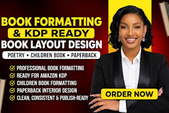 poetry book formatting paperback formatting children book formatting amazon kdp