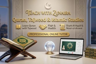 teach quran and islamic studies