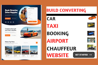 build taxi car booking airport website with chauffeur amelia bookly