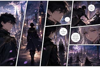 draw your webtoon pages and panels