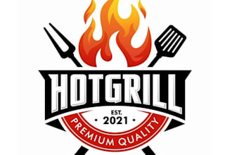 create a unique food business logo design