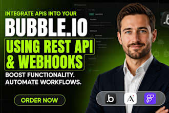 integrate apis into your bubble io app using webhooks and rest API