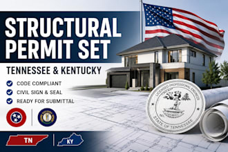 provide structural permit set for tennessee and kentucky