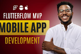 develop ai mvp mobile app, flutterflow mobile app development for android ios