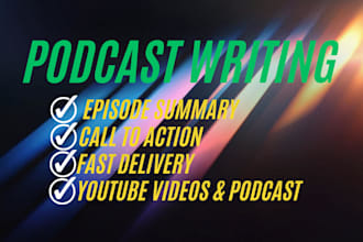 do history podcast script writing