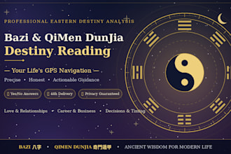 provide professional bazi or qimen dunjia reading