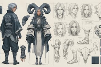 create concept art and illustration