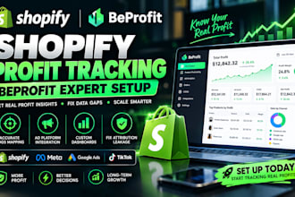 set up beprofit for accurate shopify profit tracking