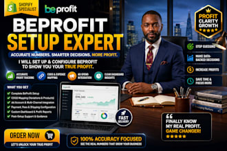 set up beprofit for accurate shopify profit tracking