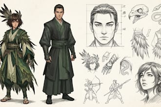 create concept art and illustration