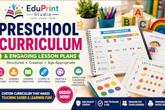 create custom preschool curriculum and engaging lesson plans