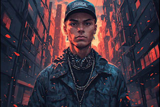 design trendy cd album cover or mixtape cover art