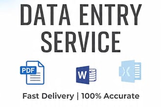 do fast accurate data entry and typing in 24 hours