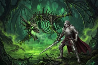 illustrate fantasy art creatures and characters