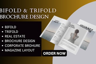 bifold trifold brochure design corporate brochure real estate brochure catalog