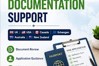 assist with visa application and documentation