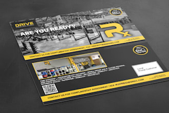 design professional flyer, postcard, brochure and promotional materialsi
