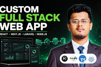 develop or redesign a custom full stack web application