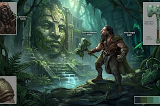 develop character design and concept art for your game