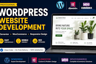 build a wordpress website or woocommerce store