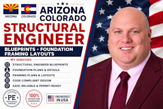arizona colorado structural engineer blueprints foundation framing layouts