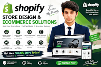 build a modern shopify ecommerce website