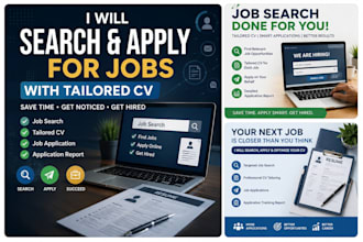 search and apply for jobs with a tailored CV