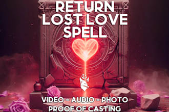 cast a custom love spell, for any situation by calista