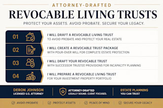 draft a revocable living trust to protect your real estate from probate