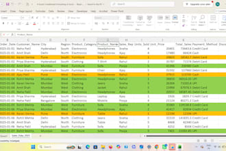 clean format and organize your excel data