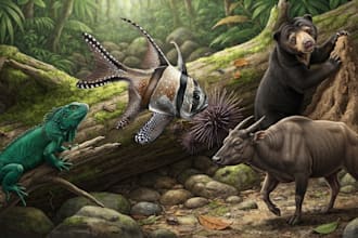 create realistic animal illustration