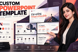 design a custom powerpoint presentation template