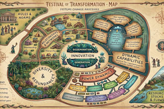 design a premium festival, event or tourism map illustration