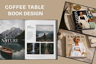 design coffee table book editorial photo book, travel book and fashion catalogue