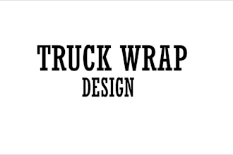 create custom truck wrap design