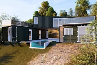 create shipping container home, cargotecture, tiny house, granny flat floor plan