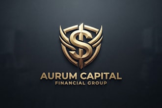 design a professional and powerful dollar logo