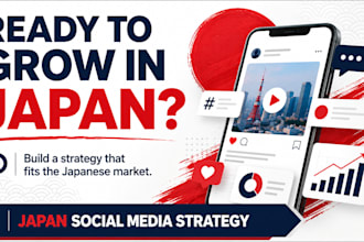 create a social media strategy for the japanese market