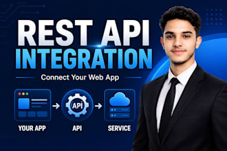 integrate rest apis and third party apis into your web app