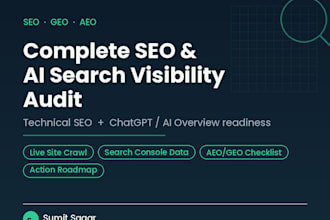 build your ai visibility score and do GEO aeo SEO for chatgpt and gemini