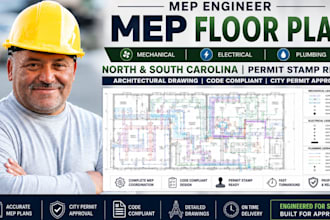 mep engineer floor plan north south carolina architectural drawing permit stamp