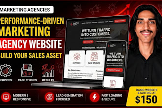 build a wordpress website for your marketing agency