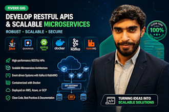 develop java apps, restful apis, and scalable microservices