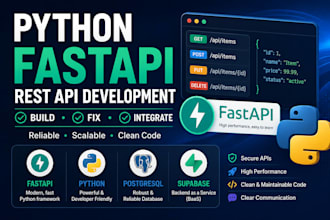 build your python fastapi rest API backend