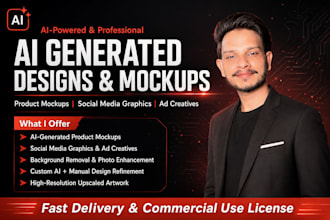 create ai generated designs and mockups