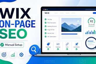 do complete wix website optimization and on page SEO fixes