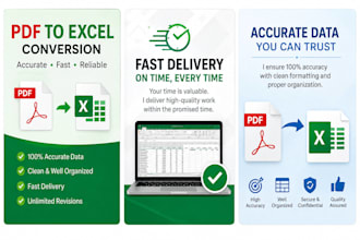 convert PDF to excel and word