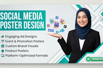 design catchy social media posters and instagram posts